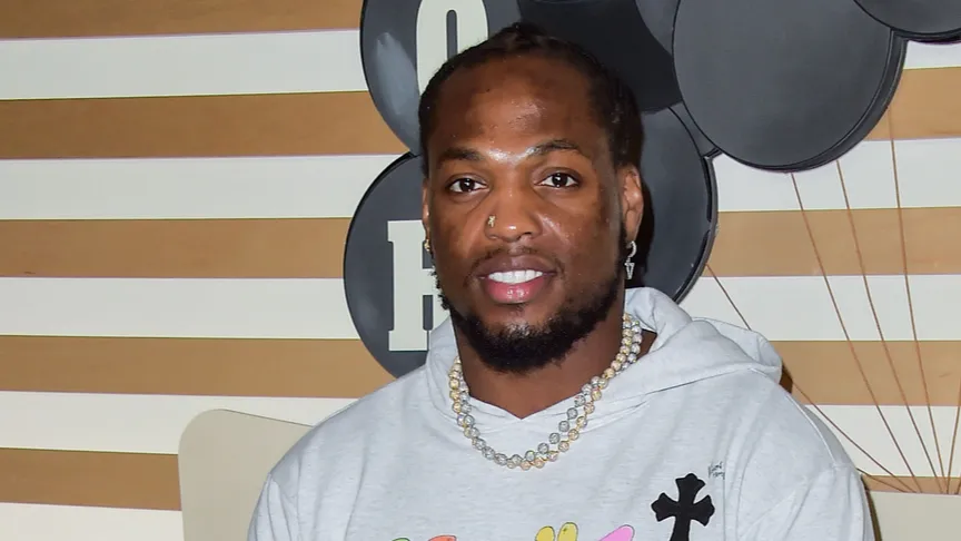 football running back derrick henry arrives at homecoming weekend featuring