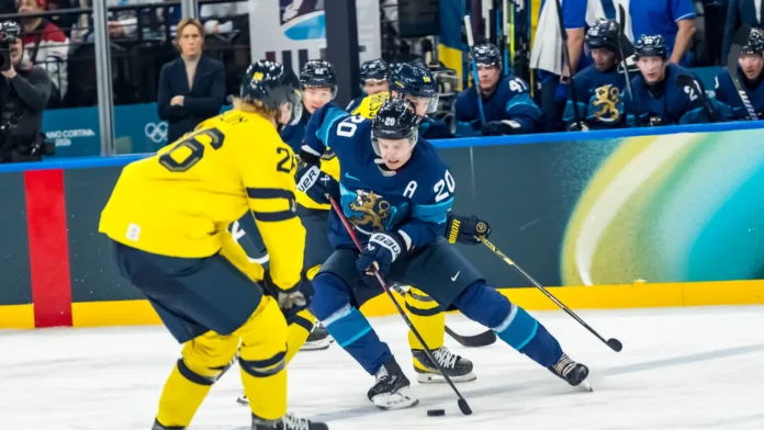 forward sebastian aho 20 of team finland plays against team forward sebastian aho 20 of team finland plays against team