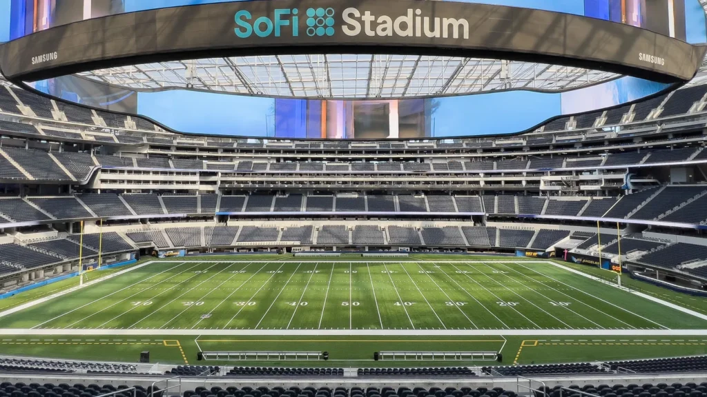 SoFi Stadium, a major sports and entertainment complex