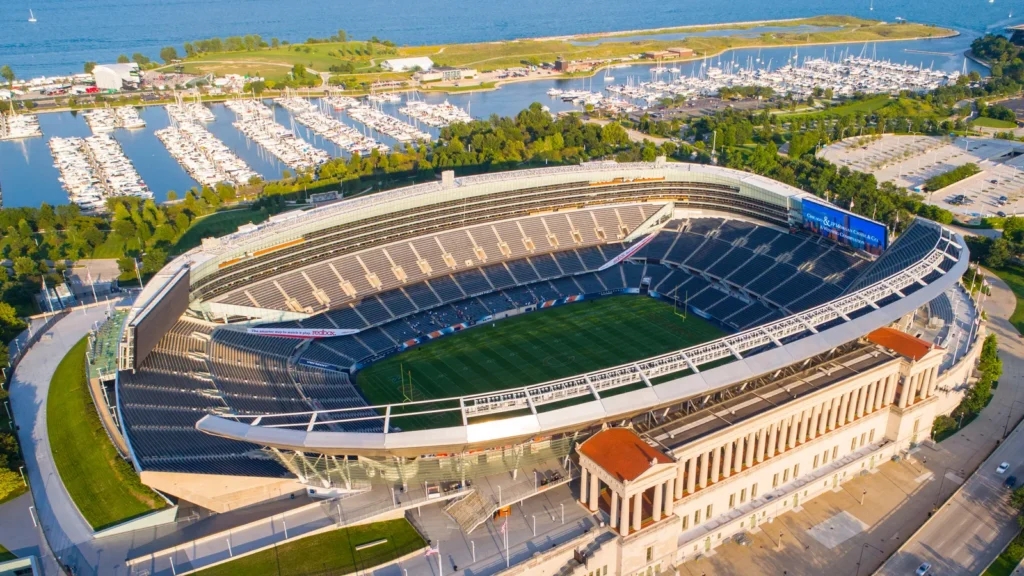 morning soldier field chicago