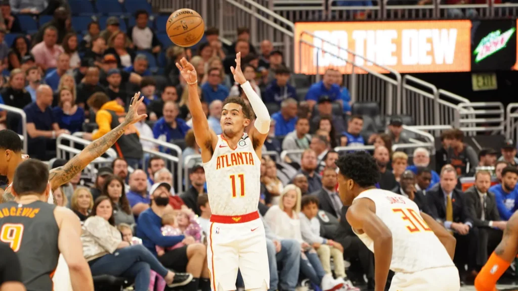 orlando magic host the atlanta hawks at the amway center