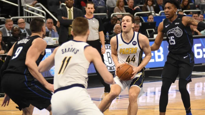 orlando magic hosts the indiana pacers at the amway center