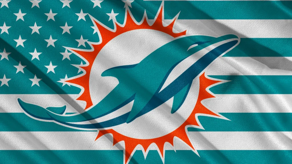 pringsewu lampung september 9 2025 the miami dolphins logo is