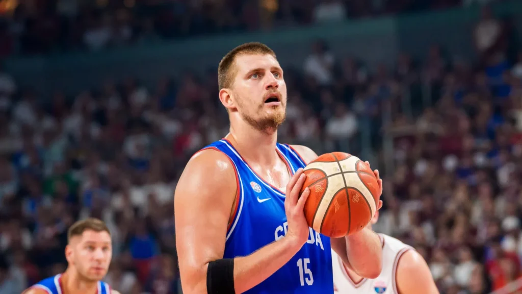 riga latvia 30th august 2025 nikola jokic during fiba eurobasket