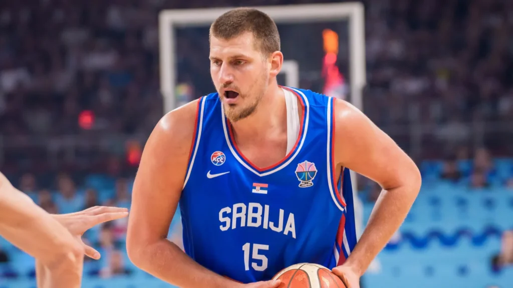 riga latvia 30th august 2025 nikola jokic during fiba eurobasket