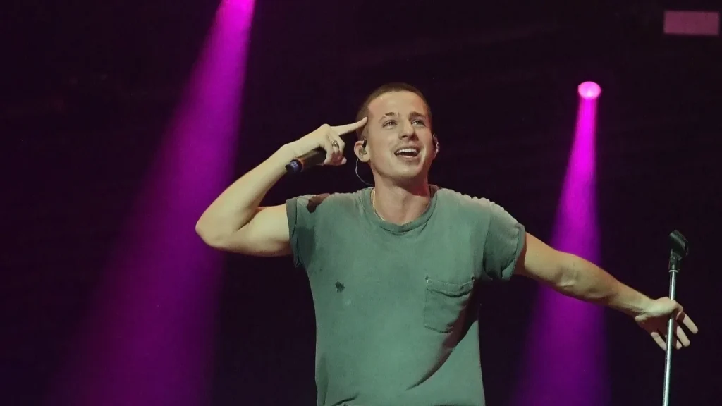 Charlie Puth at a concert