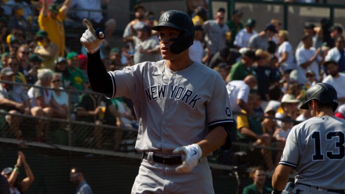 Aaron Judge in action