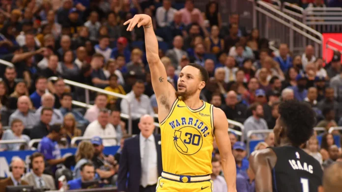 Steph Curry of the Golden State Warriors