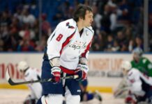 Ovechkin explains handshake snub as Capitals push for playoffs Alex Ovechkin at an NHL game.