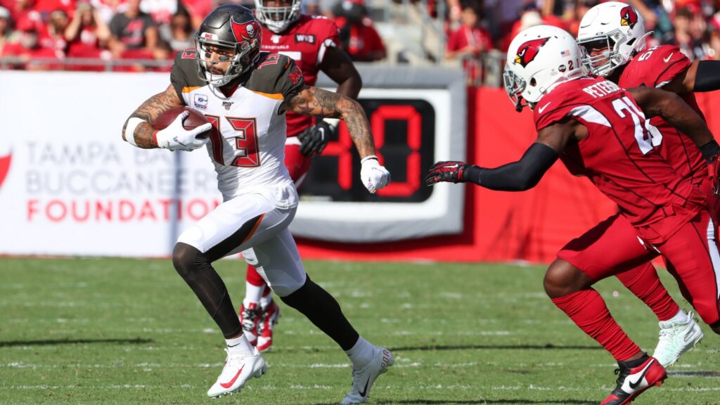Mike Evans in action during an NFL game.
