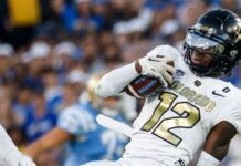 Jaguars adjust Travis Hunter’s daily reps during offseason program Travis Hunter in action during an NFL game.