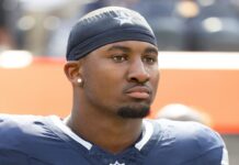 How Ezeiruaku’s hip surgery impacts Cowboys pass rush plans for 2026 Donovan Ezeiruaku at a football match.