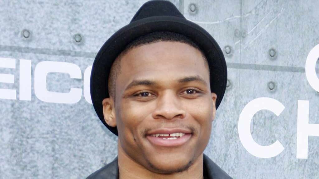 Russell Westbrook at an event.