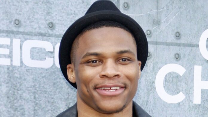 Russell Westbrook at an event.
