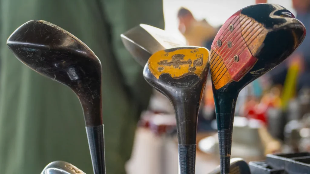 ankara turkeyfebruary 2 2020 old golf clubs sold in antique