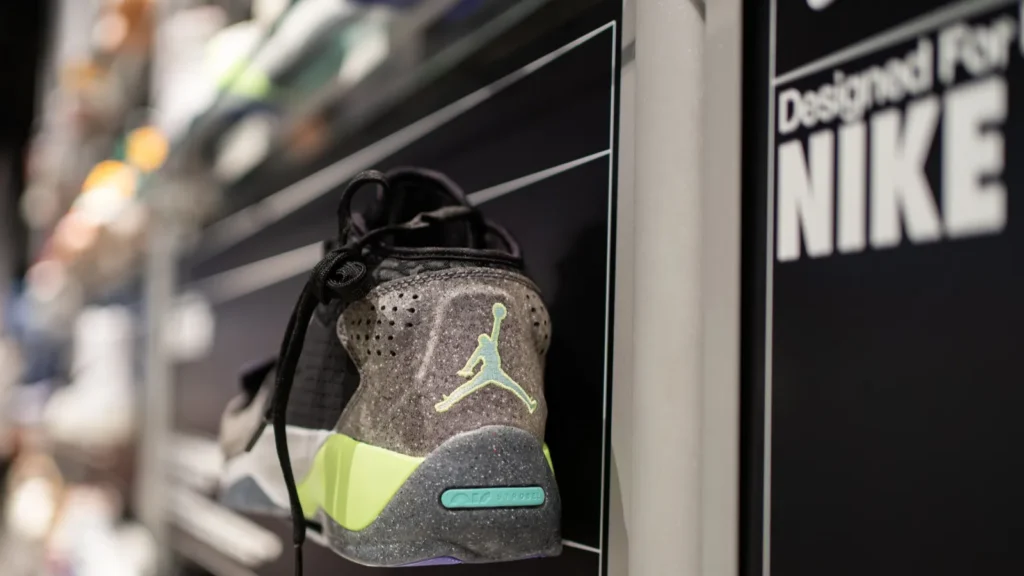 bangkok thailand  december 11 2022 the jumpman logo on