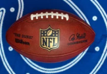 5 NFL teams that could take a massive gamble on a trade for Anthony Richardson this spring Indianapolis Colts logo with the official NFL football