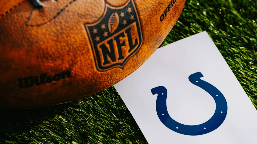 indianapolis usa february 10 2025 indianapolis colts nfl team logo