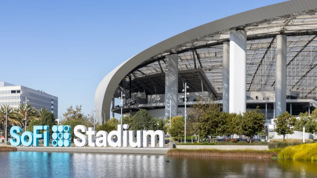 SoFi Stadium, home field for both the Los Angeles Rams and the Los Angeles Chargers