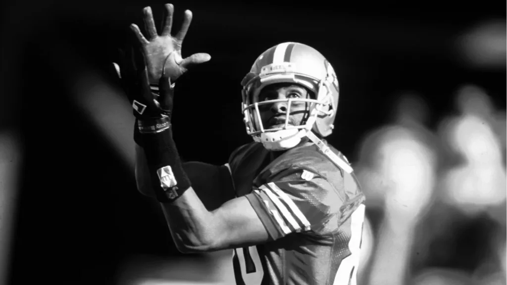 Jerry Rice Wide Receiver of the San Francisco 49ers