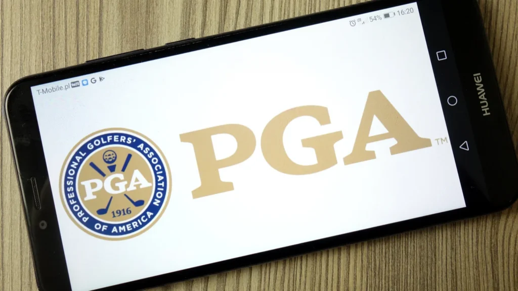 konskie poland  december 21 2019 professional golfers association of