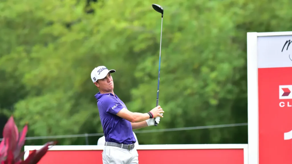 kuala lumpur malaysia  october 11 justin thomas of usa