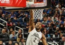 Everything to know about the cold reaction from Kawhi Leonard as the Clippers reach 500 la clippers kawhi leonard 2 makes a dunk at the
