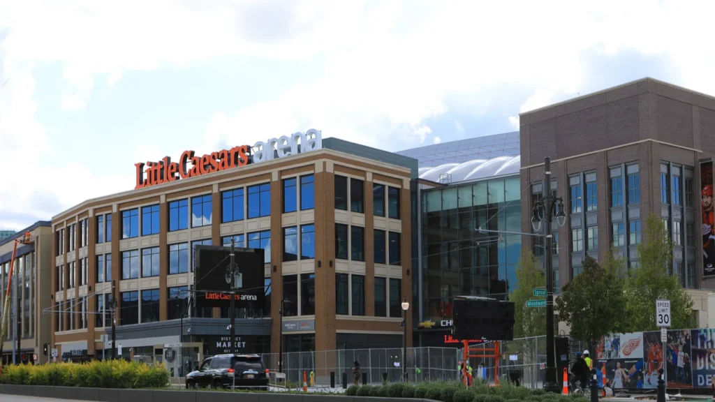 Little Caesars Arena in Detroit Michigan.