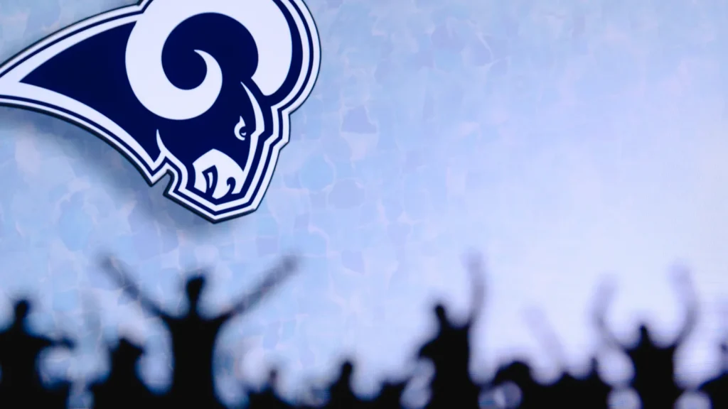 los angeles rams  fans support professional team of american
