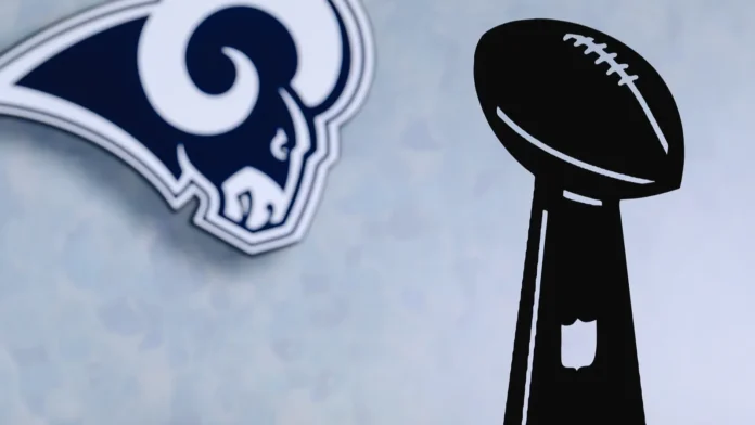 los angeles rams professional american football club silhouette of nfl