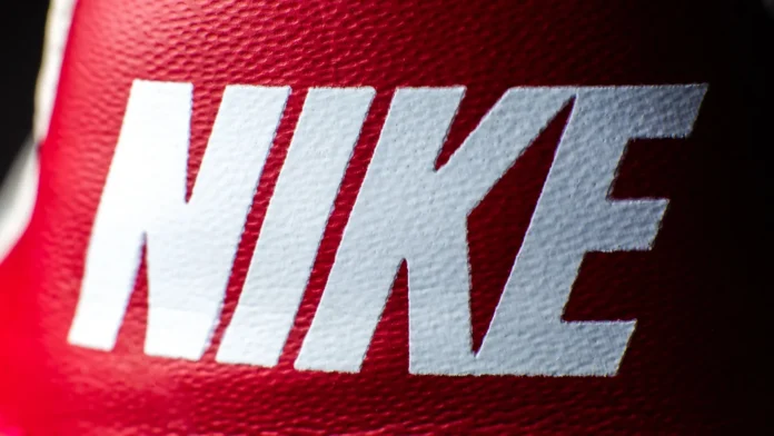 Nike Logo at the back of the shoe Nike Logo at the back of the shoe