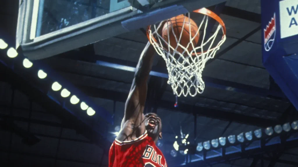 Michael Jordan hall of fame player from the Chicago Bulls