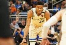 Why the highly anticipated return of Giannis Antetokounmpo is shaking up the NBA playoff race milwaukee bucks player giannis antetokounmpo 34 eying his team mate
