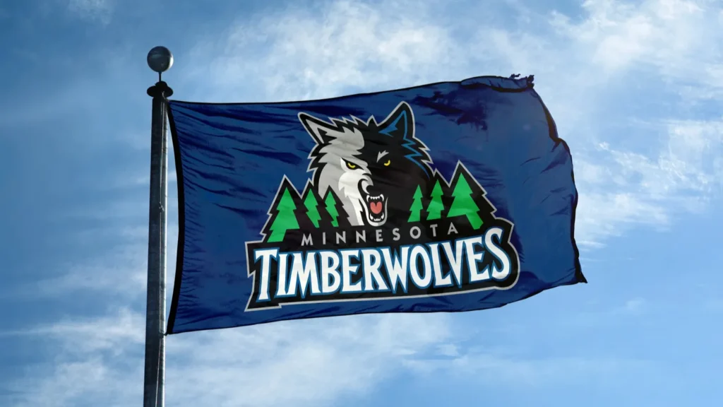 Minnesota Timberwolves' flag