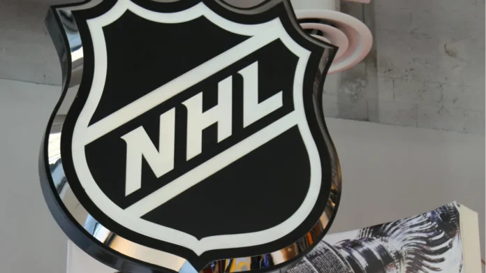 new york  april 26 2018 the nhl shop decoration