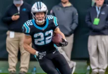 NFL 2026 season opener set for Wednesday with Seahawks hosting defending champion November 25 2018 Christian MCCAFFREY 22 plays against the visiting Seattle Seahawks at Bank Of America Stadium in Charlotte NC The Panthers lose to the Seahawks 3027