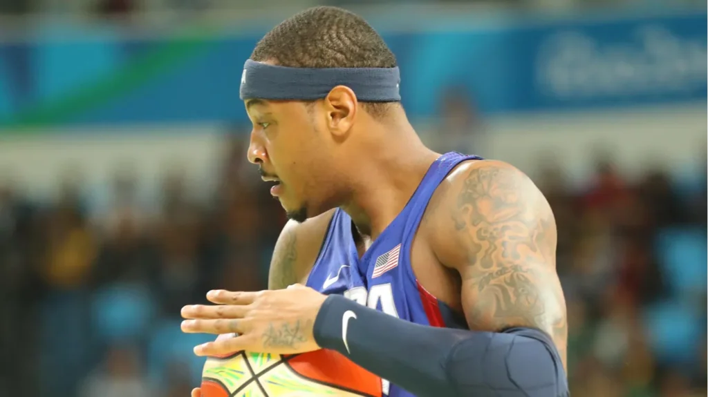 Carmelo Anthony, a professional basketball player