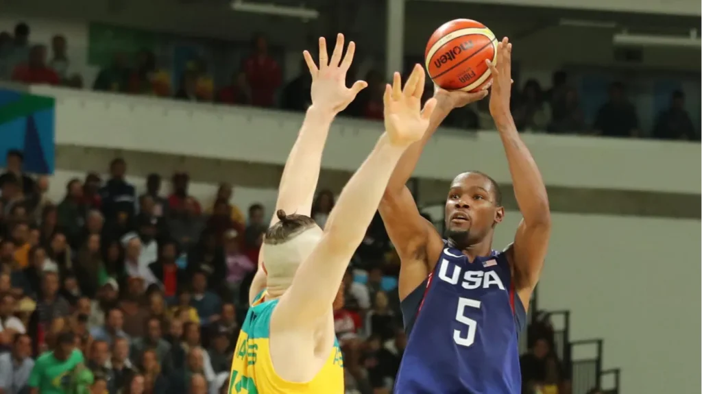 olympic champion kevin durant of team usa in action at
