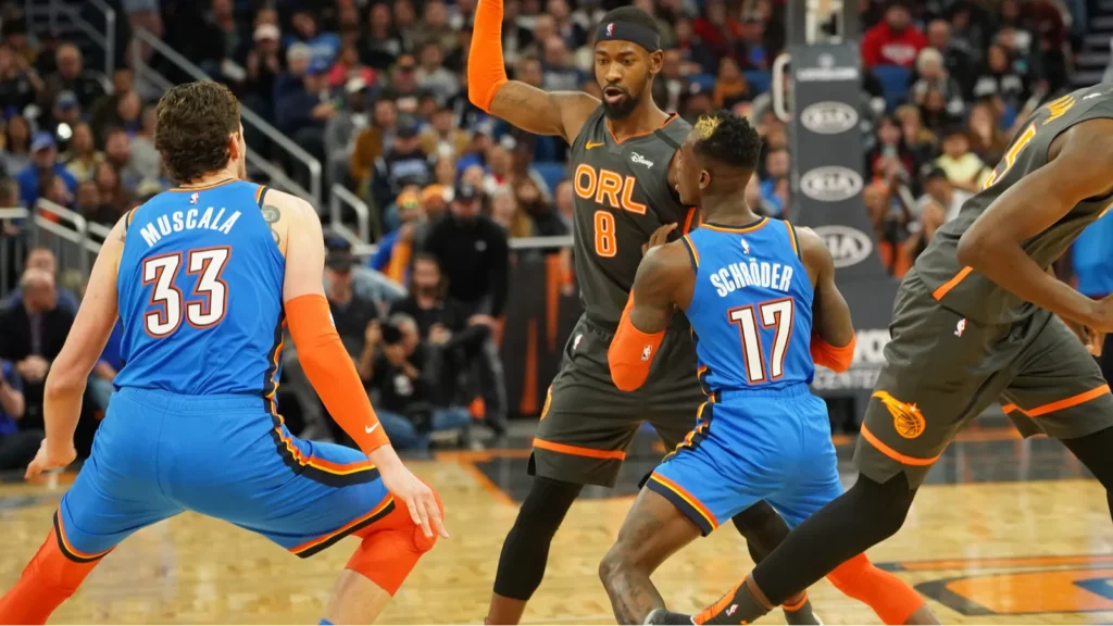 orlando magic host oklahoma city thunder at the amway center