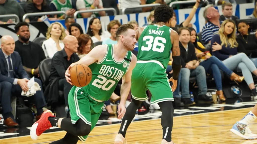 Gordon Hayward of Boston Celtics playing basketball.