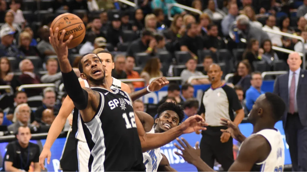 orlando magic host the san antonio spurs at the amway