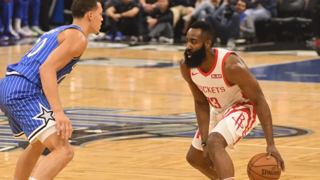 orlando magic hosts the houston rockets at the amway arena