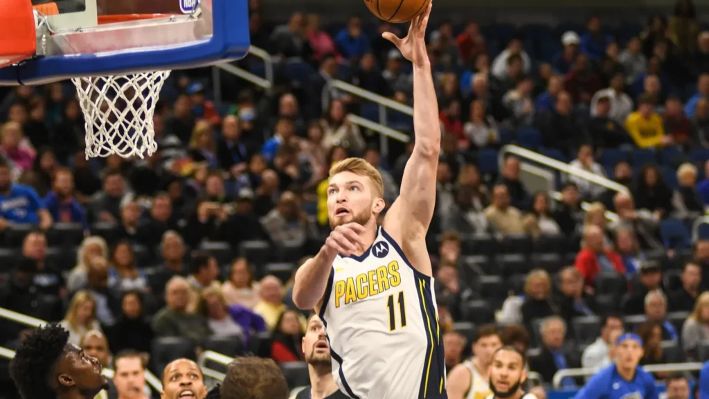 Indiana Pacers' players in action