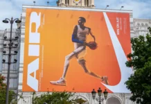 Victor Wembanyama adds rare award history to San Antonio Spurs’ rise A large billboard advertisement for Nike featuring professional basketball player Victor Wembanyama