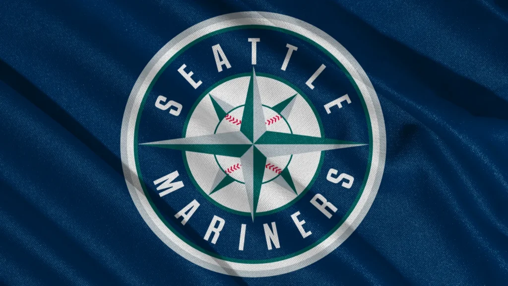 Seattle Mariners' logo on a fabric