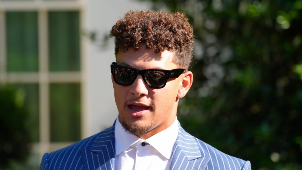 Patrick Mahomes at the White House