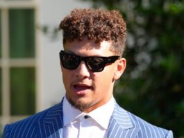 Patrick Mahomes at the White House