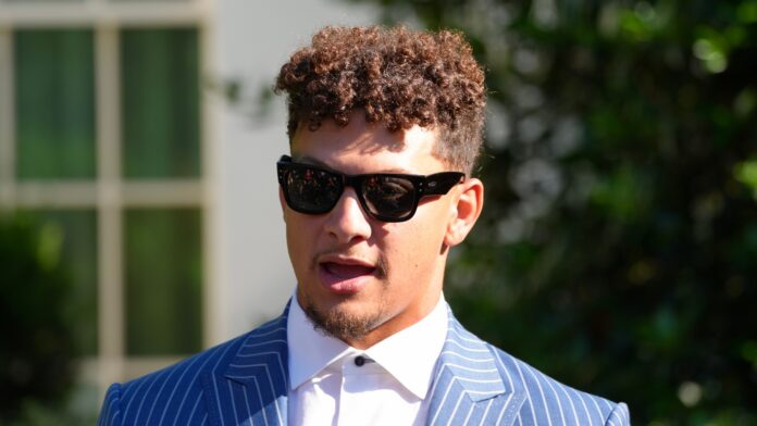 Patrick Mahomes at the White House