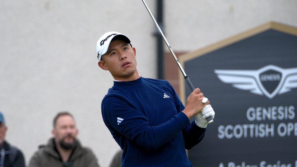 Collin Morikawa (USA) during a game. 