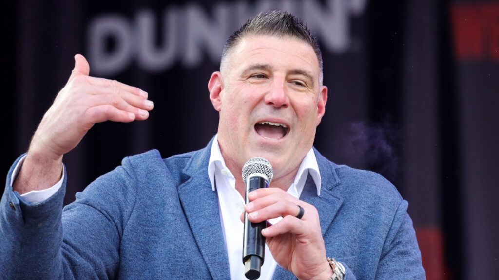 Mike Vrabel, a professional American football coach and former player